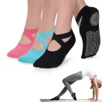 Chaussettes de Pilates coordonnantes en coton respirant pour femmes, bandage de yoga, fitness, danse, ballet, sport, haute qualité Chaussettes de Pilates coordonnantes en coton respirant pour femmes, bandage de yoga, fitness, danse, ballet, sport, haute qualité
