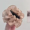 pince à cheveux en fil de soie pour femmes, nouveau style à la mode, haut de gamme, sensation arrière, pince à cheveux polyvalente en forme de requin, cadeau de coiffure