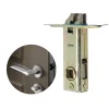 loquet tubulaire en alliage de zinc pour porte suspendue, quincaillerie de porte, réversible, droitier, rotatif, 40mm