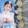 ♥ bandeau hanbok traditionnel coréen, ruban classique, accessoires pour cheveux, cerceau pour danse sur scène 