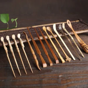 Bâtonnets de feuilles de thé en bambou, cuillère à thé Matcha, service à thé, ustensiles de cérémonie, accessoires outil cuillère à thé 1 pièce Bâtonnets de feuilles de thé en bambou, cuillère à thé Matcha, service à thé, ustensiles de cérémonie, accessoires outil cuillère à thé 1 pièce