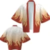 costume de cosplay anime japonais, cape de tueur de démons, cardigan kimono, manteau de plage, vacances, bikini, robe papillon, hauts pour enfants et adultes