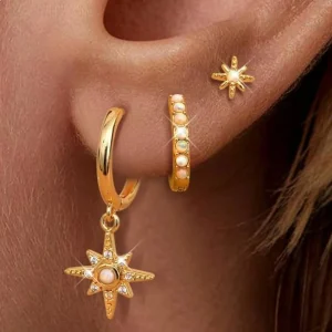 Bobisty 3 paires de boucles d’oreilles créoles pour femmes plaquées or balancent cerceau boucles d’oreilles piles boucles d’oreilles délicates Cartilage Piercing bijoux Bobisty 3 paires de boucles d’oreilles créoles pour femmes plaquées or balancent cerceau boucles d’oreilles piles boucles d’oreilles délicates Cartilage Piercing bijoux