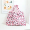 sanrio kuromi impression sac à provisions pliable sac à main mignon sac à provisions écologique fourre tout pochette pliante sac à main sac de supermarché