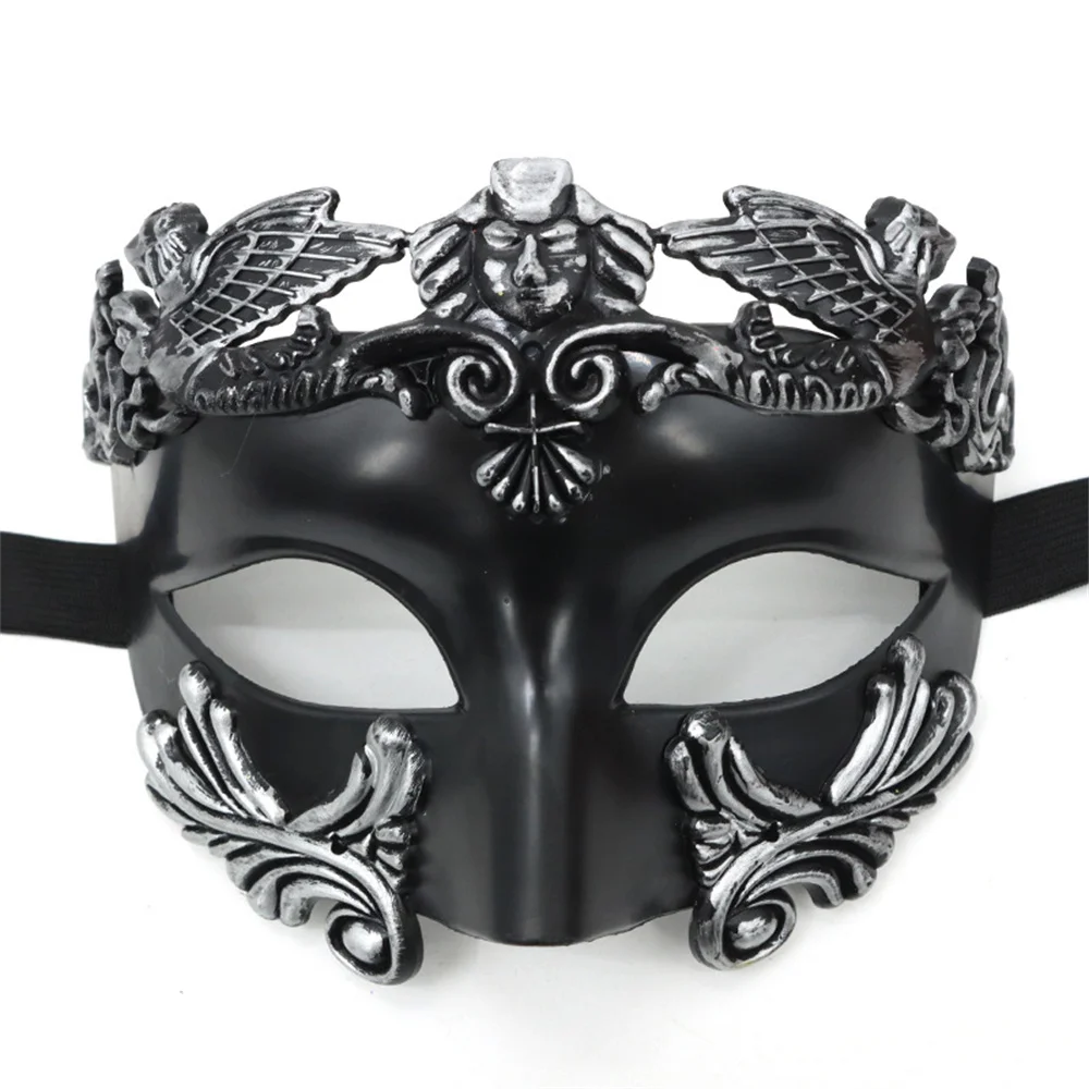 masques pour hommes, mascarade d'ancien guerrier greco roman, accessoires de costume de cosplay pour fête d'halloween, demi masque sexy, accessoires masques pour hommes, mascarade d'ancien guerrier greco roman, accessoires de costume de cosplay pour fête d'halloween, demi masque sexy, accessoires