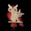 broche hibou rétro exquise, 1 pièce, accessoires de bijoux gothiques polyvalents, cadeau de fête d'anniversaire, sac pour vêtements quotidiens, décoration tendance