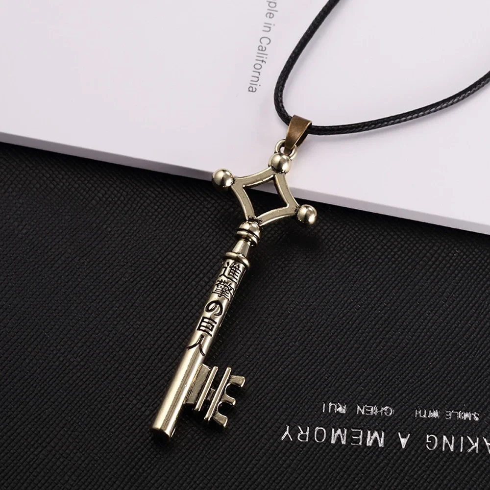sumeng 2024 attaque sur titan collier eren clé shingeki no kyojin pendentif mode vintage rétro anime bijoux pour hommes cosplay sumeng 2024 attaque sur titan collier eren clé shingeki no kyojin pendentif mode vintage rétro anime bijoux pour hommes cosplay