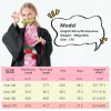 costumes de tueur tenue anime kamado nezuko cosplay costume kimono démon nezuko kimono pour enfants adultes robe anime costume halloween