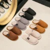 nouvelle tendance hiver couple intérieur antidérapant pour hommes femmes tongs pantoufles chaudes maison diapositives décontracté chambre doux confort chaussures