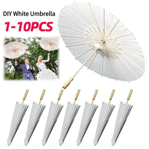 Parapluies en papier de mariage 60CM, accessoires de photographie pour fête de mariage, bricolage pour adultes et enfants, peinture de calligraphie, parapluies en papier huilé Parapluies en papier de mariage 60CM, accessoires de photographie pour fête de mariage, bricolage pour adultes et enfants, peinture de calligraphie, parapluies en papier huilé