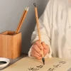 pinceau de calligraphie traditionnelle chinoise, peinture à l'huile, aquarelle, écritures, brosse d'écriture, poils de loup en bambou, pinceau d'art