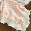 foulard triangulaire rétro coréen en dentelle, couleur unie, tendance, couvre chef élégant pour femmes et filles, bijoux y2k, bandana ins, 2024