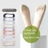 5 paires décontracté coton bas bateau chaussettes ensemble femmes maille couleur unie invisible tabi chaussettes mince coupe basse antidérapant orteil chaussettes filles