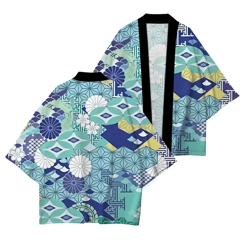 robe traditionnelle japonaise kimono japonais imprimé fleur de cerisier confort décontracté haute qualité kimono demi manches mode d'été robe traditionnelle japonaise kimono japonais imprimé fleur de cerisier confort décontracté haute qualité kimono demi manches mode d'été