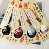 Sac porte-clés chat porte-bonheur japonais, pendentif cloches, porte-clés Daruma, bonne fortune, charme de richesse, cadeau de bijoux
