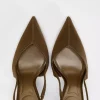 2025 nouvelles sandales à talons d'été élégantes sangle arrière escarpins de créateur femmes sexy bout pointu talons hauts mode banquet robe chaussures