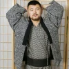 Hiver Haori japon traditionnel Cardigan coton chaud Kimono Vintage femmes hommes asiatique Style folklorique pyjamas Harajuku samouraï Yukata Hiver Haori japon traditionnel Cardigan coton chaud Kimono Vintage femmes hommes asiatique Style folklorique pyjamas Harajuku samouraï Yukata