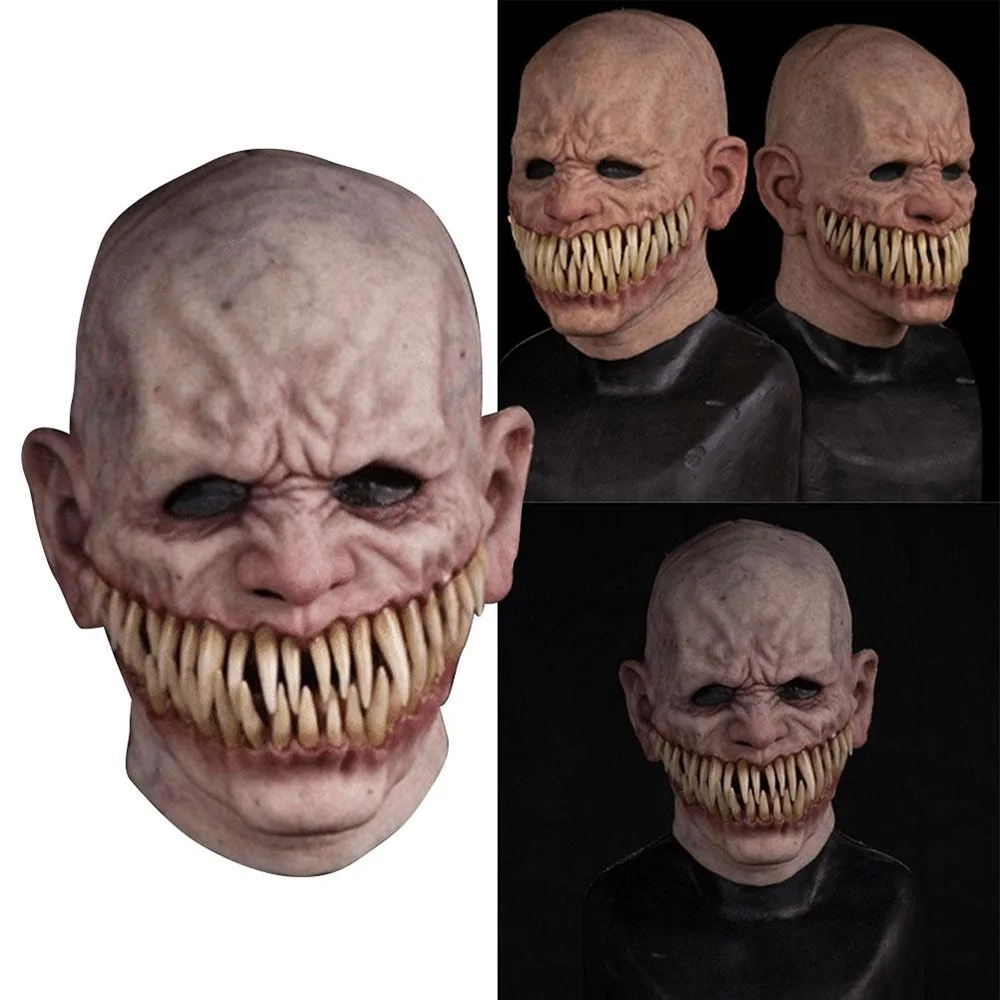 masque de démon de la terreur d'halloween, équipement de scène, joker dénude ses dents, vasago, safsauna masque de démon de la terreur d'halloween, équipement de scène, joker dénude ses dents, vasago, safsauna