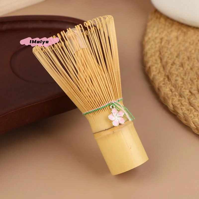 fouet chasen en bambou pour cérémonie japonaise, pour thé vert matcha, pendentif en fleur de cerisier, outil de cuisine, accessoire de brosse à thé fouet chasen en bambou pour cérémonie japonaise, pour thé vert matcha, pendentif en fleur de cerisier, outil de cuisine, accessoire de brosse à thé