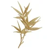 Écussons thermocollants brodés feuilles de bambou, style ethnique, bricolage pour ventilateur, boîte à bijoux, sac, jupe, colle arrière décorative