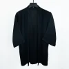 miyake veste plissée hommes cardigan japonais 2025 printemps et été nouveau plissé hommes ample grands yards veste cent hauts amples