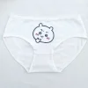kawaii chiikawas sous vêtements en pur coton avec motif imprimé mignon pour filles et étudiants, caleçon confortable, tissu doux