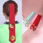 Mode fleur coréen bandeau ruban traditionnel coréen Hanbok bandeau Court pince à cheveux scène danse Costume enfants Mode fleur coréen bandeau ruban traditionnel coréen Hanbok bandeau Court pince à cheveux scène danse Costume enfants
