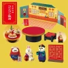 chat japonais zakka épicerie restaurant chinois panda scène miniature petit commerçant châtain chinois lamian nouilles dim sum