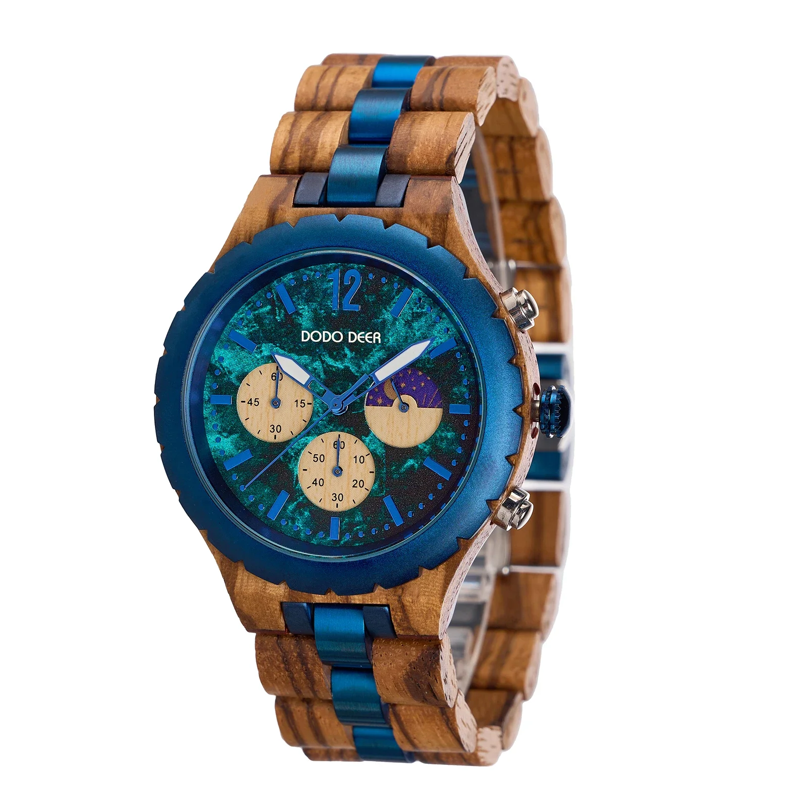 dodo deer une montre à quartz en bois pour hommes, luxueuse et avancée, secondes de course, personnalisée avec date et nom, livraison directe dodo deer une montre à quartz en bois pour hommes, luxueuse et avancée, secondes de course, personnalisée avec date et nom, livraison directe