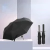 parapluie Épée ninja pliable coupe vent, parasol de nuit uv, tueur de démons, group katana japonais, sabre de samouraï, parasol noir