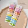pinces à cheveux pour femmes et filles, 10 pièces, ornement géométrique coloré, épingles à cheveux douces pour adultes et enfants, accessoires pour cheveux féminins