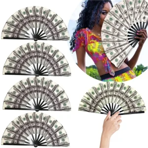 Grand éventail Rave pliant à main de 33cm, Chinease/dégradé japonais, coloré, réfléchissant, pliable, pour Festival de musique, cadeaux de danse Grand éventail Rave pliant à main de 33cm, Chinease/dégradé japonais, coloré, réfléchissant, pliable, pour Festival de musique, cadeaux de danse