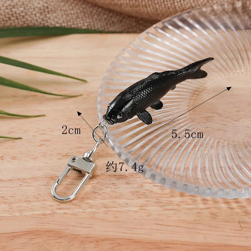 porte clés modèle de poisson koi de simulation créative, articles décoratifs de poisson ornemental, ornements de scène fluide, sacs et pendentifs porte clés modèle de poisson koi de simulation créative, articles décoratifs de poisson ornemental, ornements de scène fluide, sacs et pendentifs