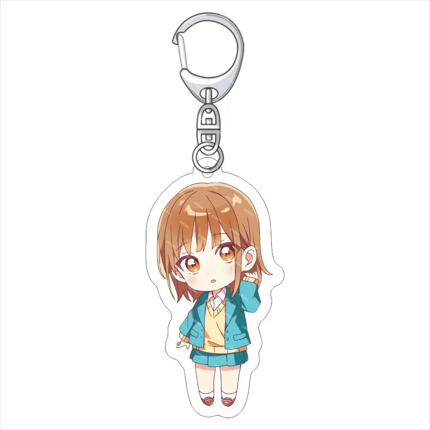 porte clés en acrylique, boîte bleue, figurine taiki inomata chinatsu kano hina chono, cosplay, pendentif de sac, accessoires de décoration, cadeau porte clés en acrylique, boîte bleue, figurine taiki inomata chinatsu kano hina chono, cosplay, pendentif de sac, accessoires de décoration, cadeau