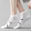 1/3/6 paires hommes cheville chaussettes rayé sport cheville chaussettes anti dérapant sport football course randonnée vélo chaussette
