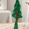1 pièce, décorations de noël, artisanat décoratif de perles tressées, décoration de fête sur le thème de noël