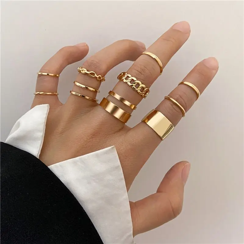 jofinger quail rings for women and men, minimalist ring set, wide ring, gold document and silver, personality jewelry, punk, 10 pcs per set jofinger quail rings for women and men, minimalist ring set, wide ring, gold document and silver, personality jewelry, punk, 10 pcs per set