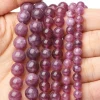 Perles rondes lisses en pierre naturelle Kunzite AA, 6/8/10mm, spodumène, perles d’espacement amples pour la fabrication de bijoux, fournisseur de Bracelets DIY 15 » Perles rondes lisses en pierre naturelle Kunzite AA, 6/8/10mm, spodumène, perles d’espacement amples pour la fabrication de bijoux, fournisseur de Bracelets DIY 15 »