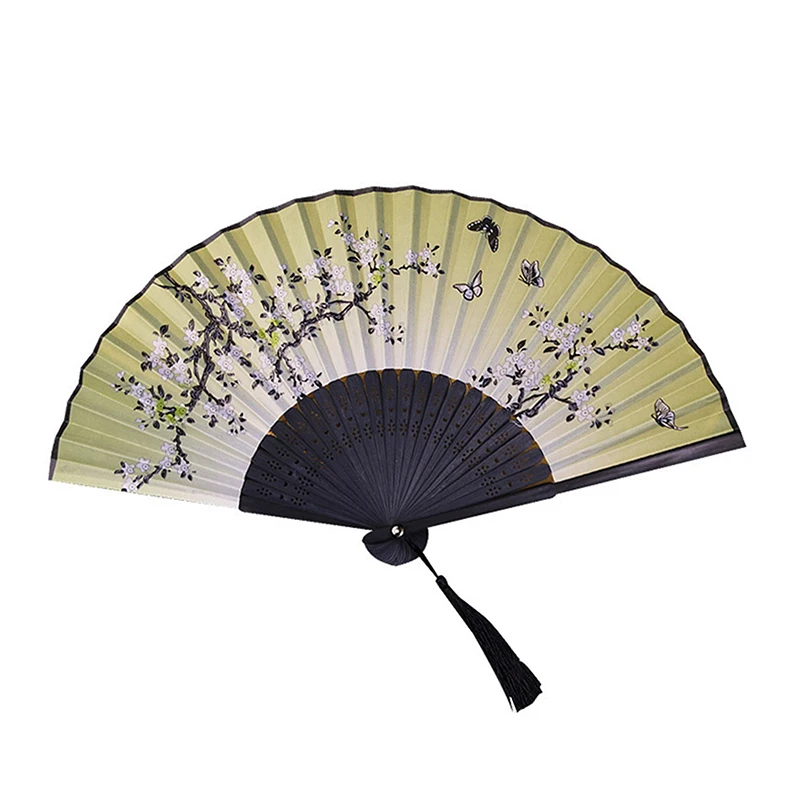 Éventail pliant chinois et japonais en bambou, style vintage, indépendant, pour femme, cadeaux de ix, artisanat d'art Éventail pliant chinois et japonais en bambou, style vintage, indépendant, pour femme, cadeaux de ix, artisanat d'art