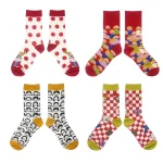 Chaussettes imprimées en coton de haute qualité pour hommes et femmes, chaussettes japonaises Kawaii pour femmes, streetwear Harajuku