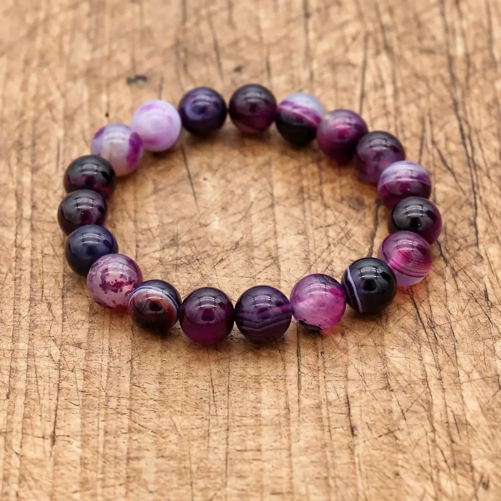 bracelets en onyx violet pour femmes, perles de bouddha, accessoires ethniques pour hommes, cadeau de saint valentin bracelets en onyx violet pour femmes, perles de bouddha, accessoires ethniques pour hommes, cadeau de saint valentin