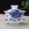 Traditions chinoises Gai Wan service à thé os chine ensembles à thé Dehua Gaiwan thé porcelaine Pot ensemble pour voyage belle et facile bouilloire