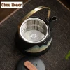 théière japonaise en céramique brute, peint à la main