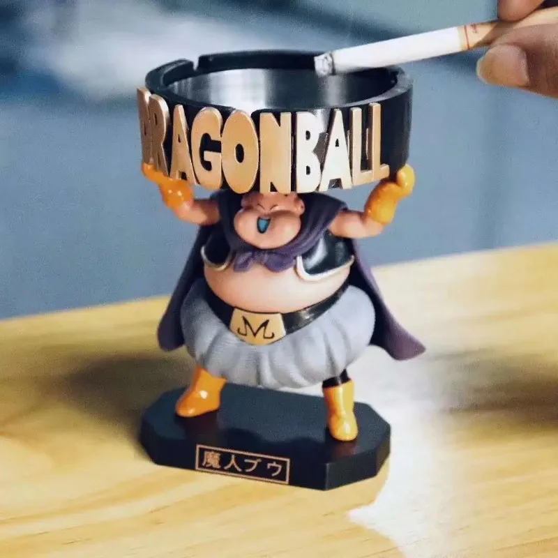 dragon ball z majin buu logo cendrier figure jouet décoration de la maison ornements dragon ball z majin buu logo cendrier figure jouet décoration de la maison ornements