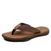 tongs de plage coordonnantes pour hommes, pantoufles, décontractées, plates, légères, pour l'extérieur