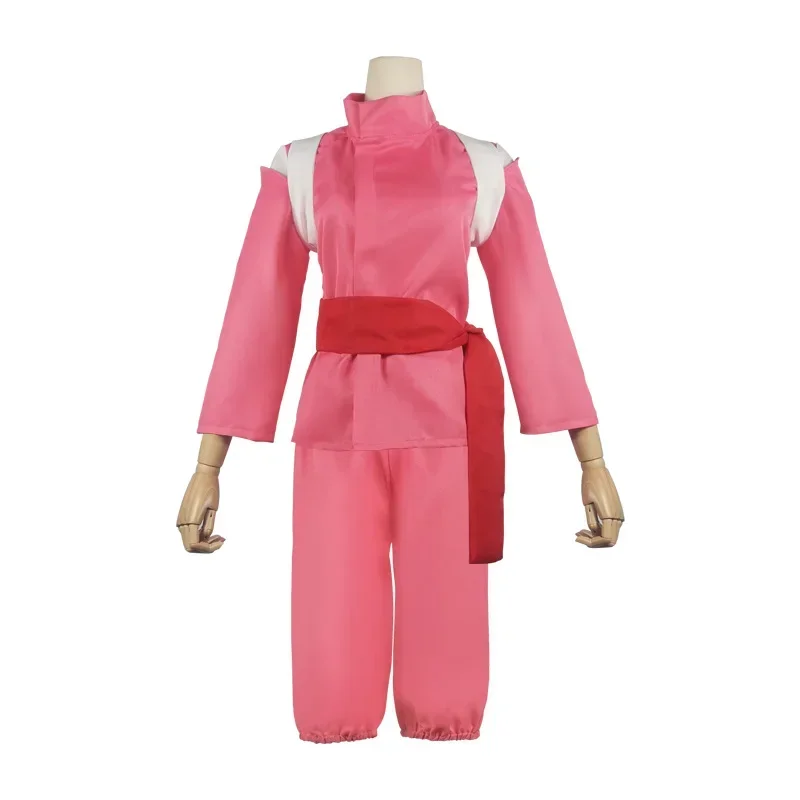 costume de cosplay anime pour enfants et adultes, kimono rose takino chihiro show kamikakushi, costumes de fête d'halloween pour femmes et filles costume de cosplay anime pour enfants et adultes, kimono rose takino chihiro show kamikakushi, costumes de fête d'halloween pour femmes et filles