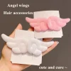 Super mignon ange aile en peluche épingle à cheveux enfants fille pince à cheveux accessoires Barrettes Hairgrip coiffure chapeaux pince à cheveux ornements