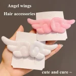 Super mignon ange aile en peluche épingle à cheveux enfants fille pince à cheveux accessoires Barrettes Hairgrip coiffure chapeaux pince à cheveux ornements