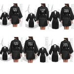 Robes gothiques pour enterrement de vie de jeune fille, Badass, demoiselle d’honneur, Coven, horreur, mariée pour être Halloween, Kimono, accessoires de mariage gothiques, cadeaux Robes gothiques pour enterrement de vie de jeune fille, Badass, demoiselle d’honneur, Coven, horreur, mariée pour être Halloween, Kimono, accessoires de mariage gothiques, cadeaux