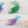 moule en résine époxy 3d en forme de poisson koi, animal océan, carpe, poulpe, moulage époxy, moule en silicone, décoration d'aquarium, fabrication de bijoux